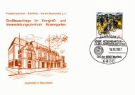 Tag der Briefmarke - 25. Gro�tauschtag Mannheim -  18.10.1987