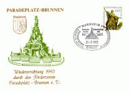 Wiedererrichtung Paradeplatz-Brunnen - Grotauschtag 21.03.1993